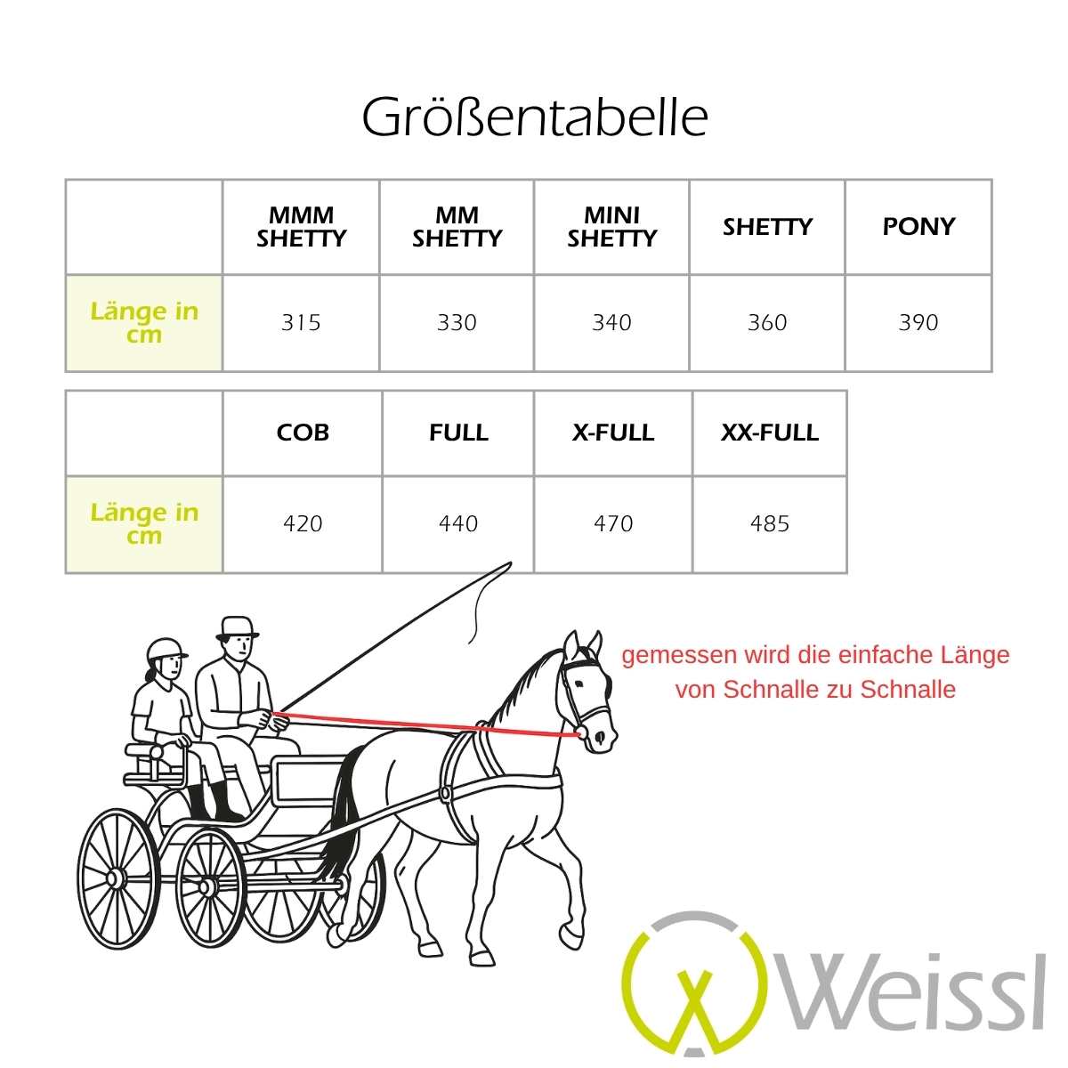 WEISSL Fahrleine Einspänner Classic