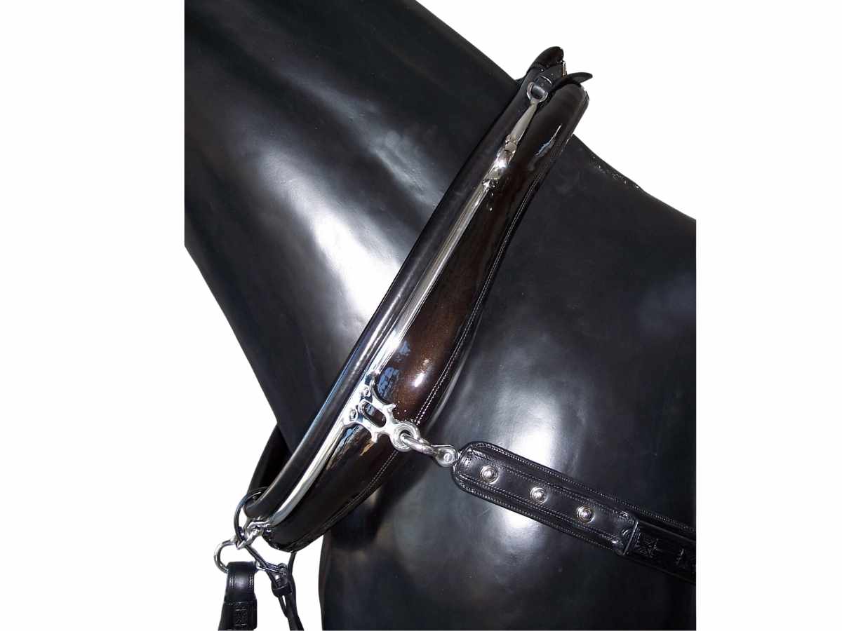 ARDEN Pferdegeschirr englisches Kummet Einspänner Leder SUPER LUX