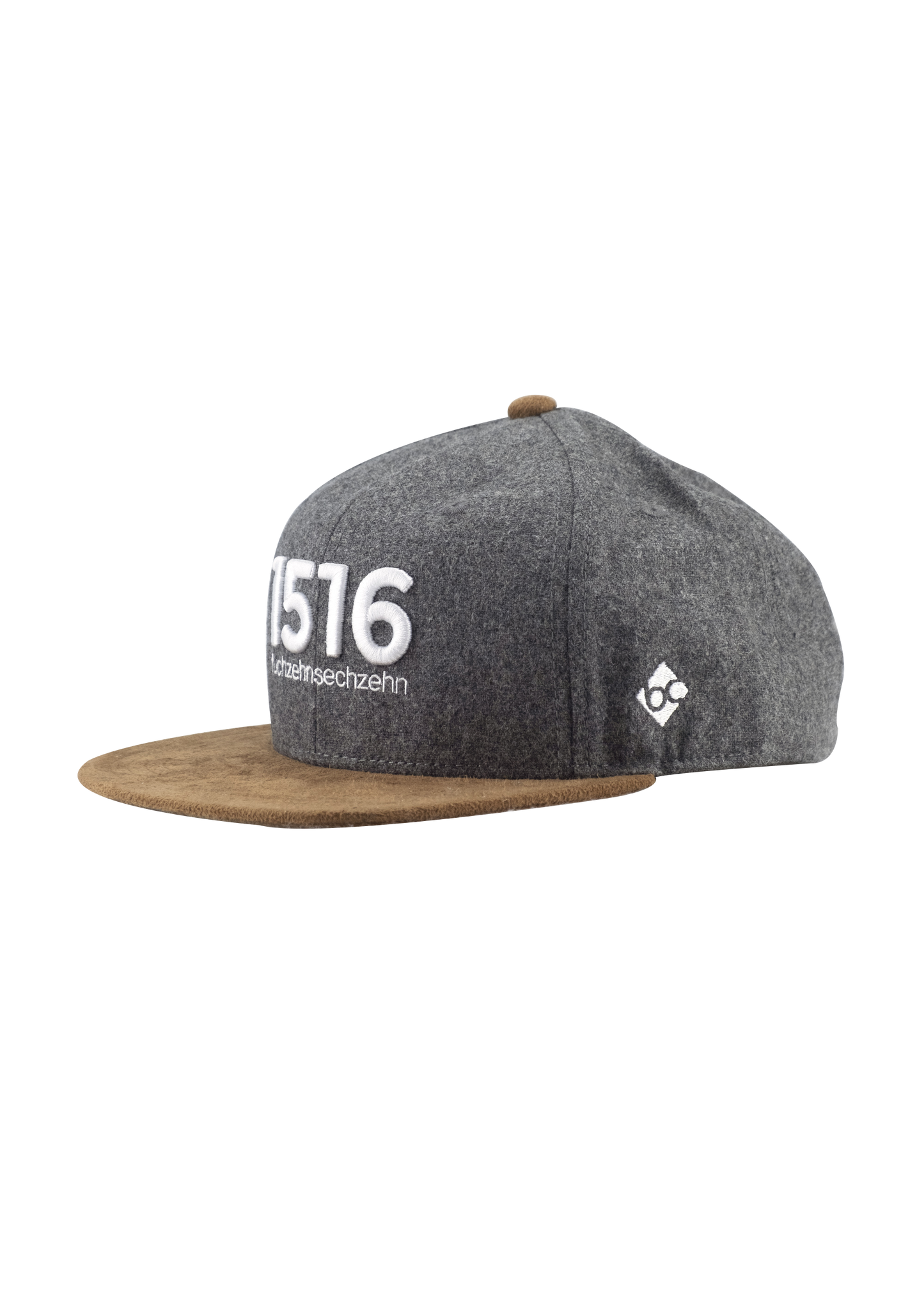 Bavarian Cap 1516 Flanell: dunkelgrau (Snpback)