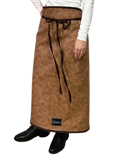 WEISSL Bockdecke Leder, braun, 90 cm