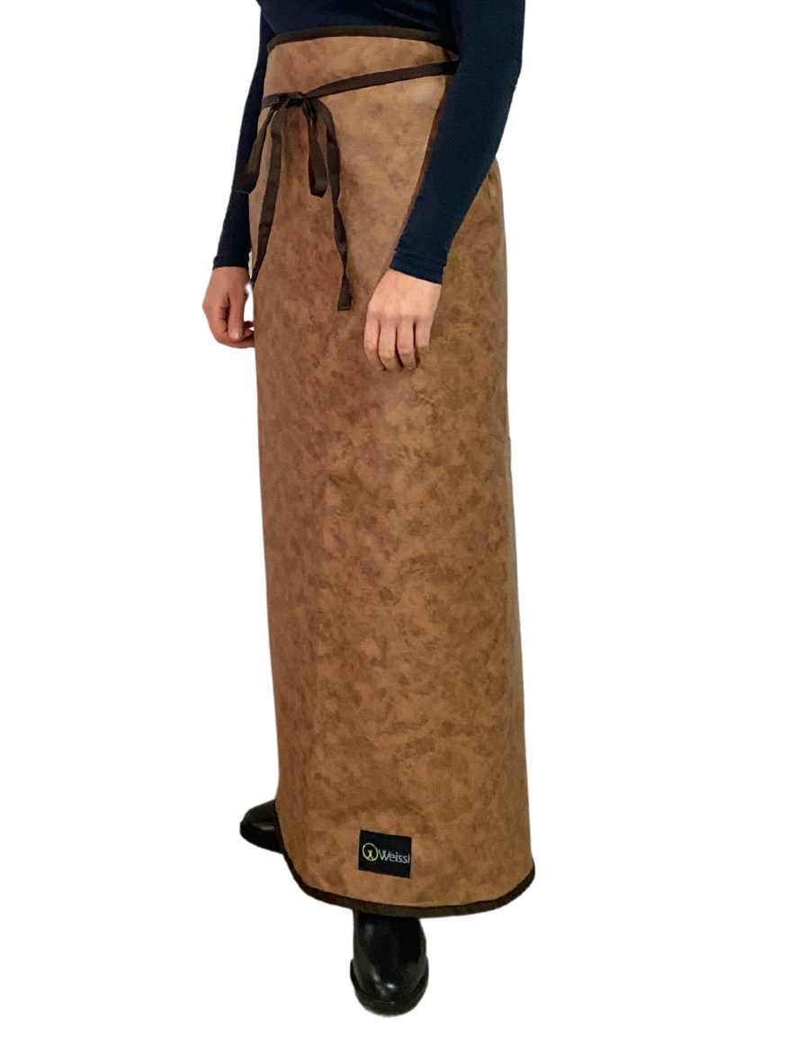 WEISSL Bockdecke Leder, braun, 110 cm