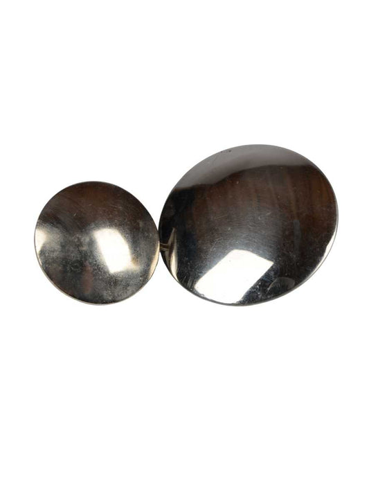 WEISSL Rosette für Fahrzaum / Kopfstück silber, versch. Größen 