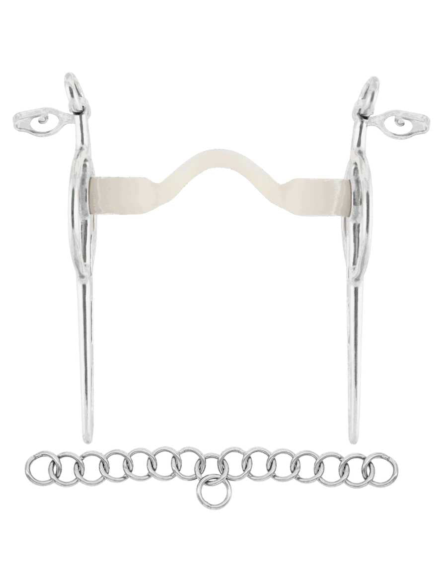 Nathe Liverpoolkandare, Stange mit Zungenfreiheit, lange Anzüge, 20 mm