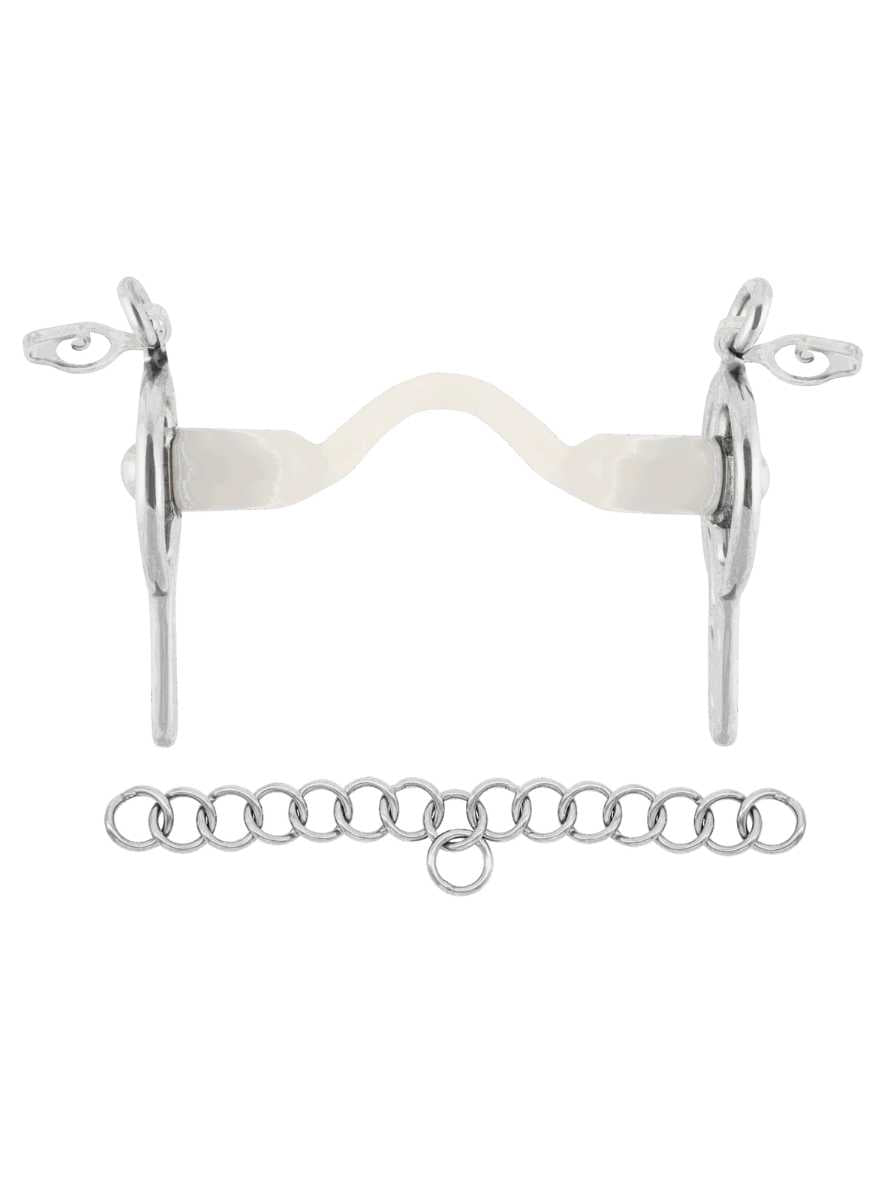 Nathe Liverpoolkandare, Stange mit Zungenfreiheit, kurze Anzüge, 20 mm