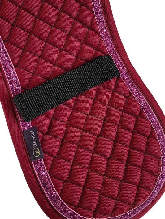 WEISSL Selettunterlage Longiergurtunterlage, rein Baumwolle, Glitzer