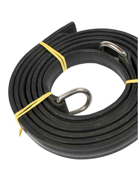 WEISSL Zugstränge mit D-Ring Leder Zweispänner Classic