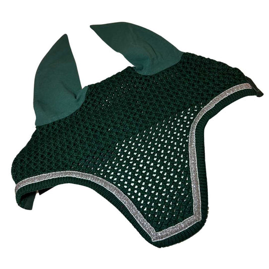 WEISSL Fliegenohren Glitzer, bottle green, XL