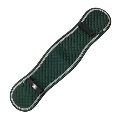 WEISSL Selettunterlage Longiergurtunterlage, rein Baumwolle, Glitzer, bottle green