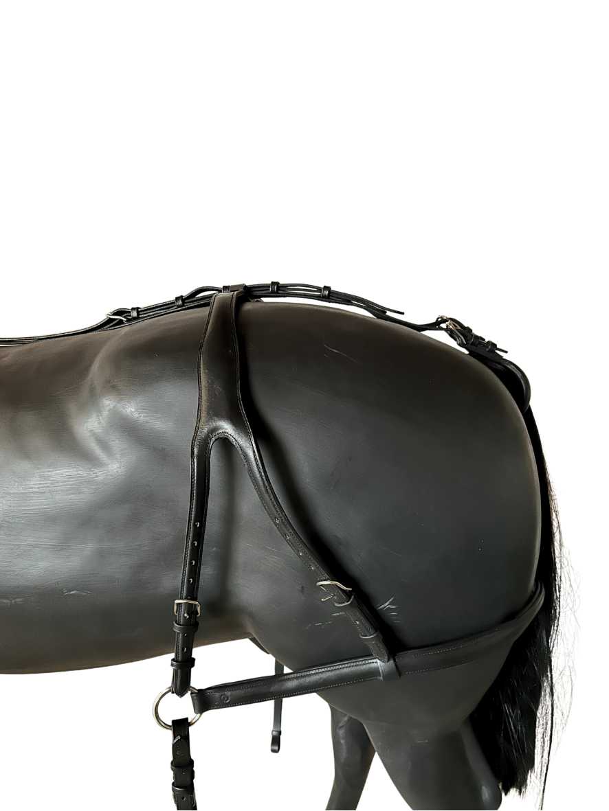 WEISSL Pferdegeschirr Einspänner Brustblatt Combi Sport