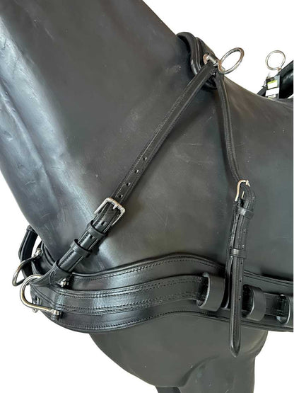 WEISSL Pferdegeschirr Zweispänner Brustblatt Combi Sport