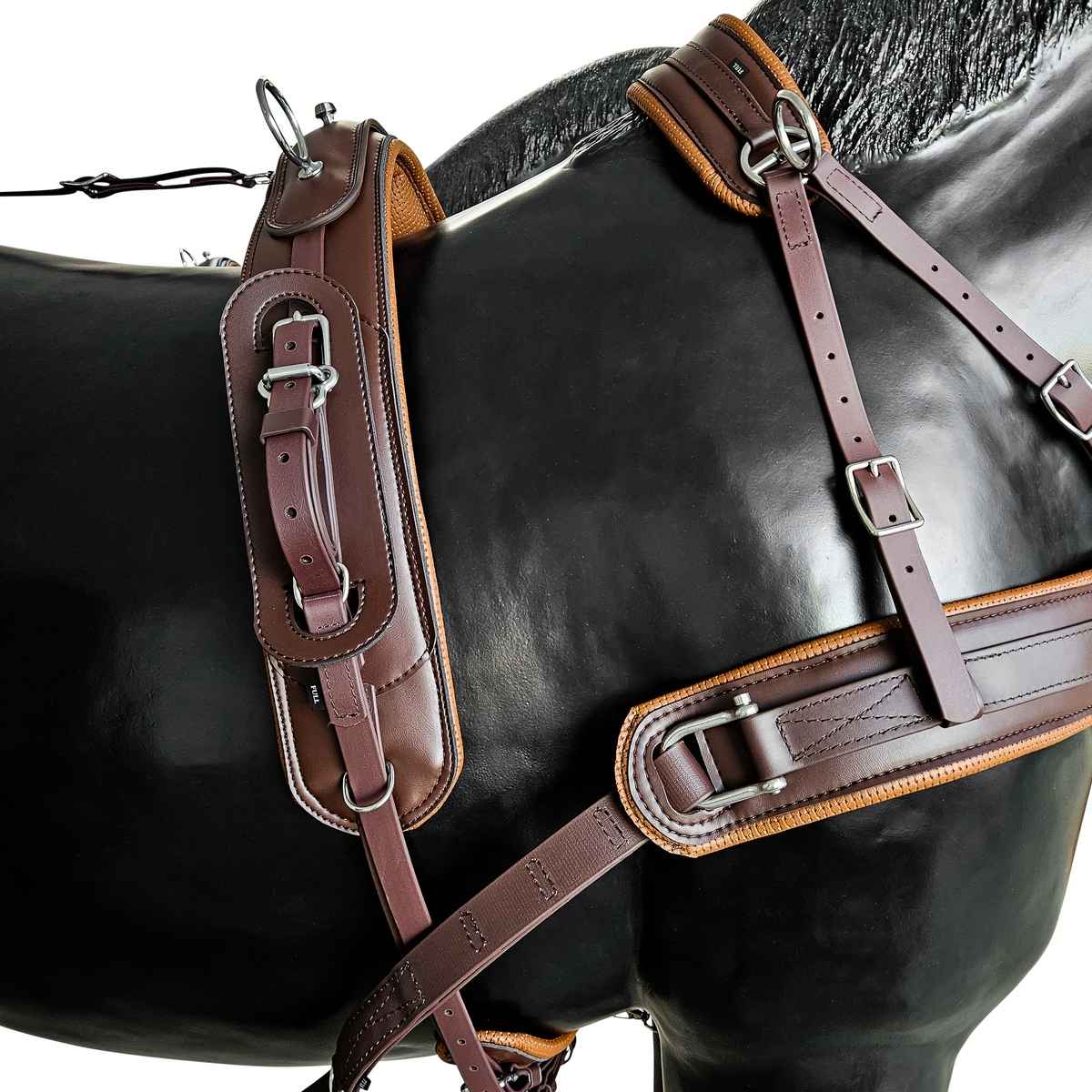 Arden Pferdegeschirr Brustblatt Einspänner Biothane TRAINING