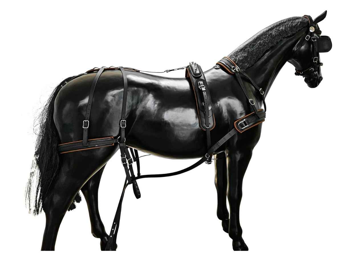 Arden Pferdegeschirr Brustblatt Einspänner Biothane TRAINING