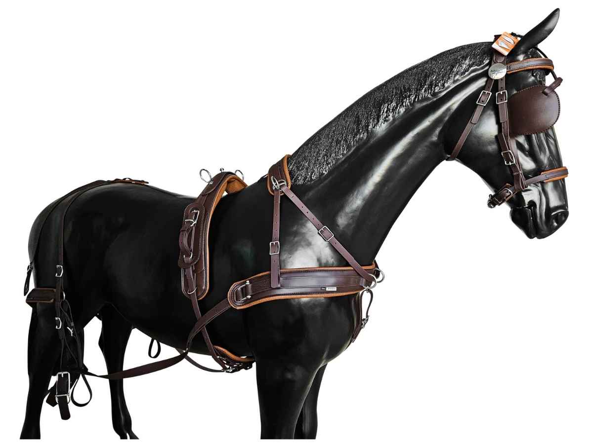 Arden Pferdegeschirr Brustblatt Einspänner Biothane TRAINING