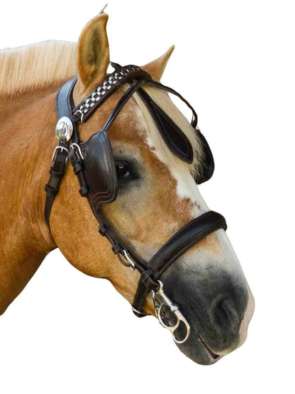 WEISSL Fahrzaum PRO mit Scheuklappen