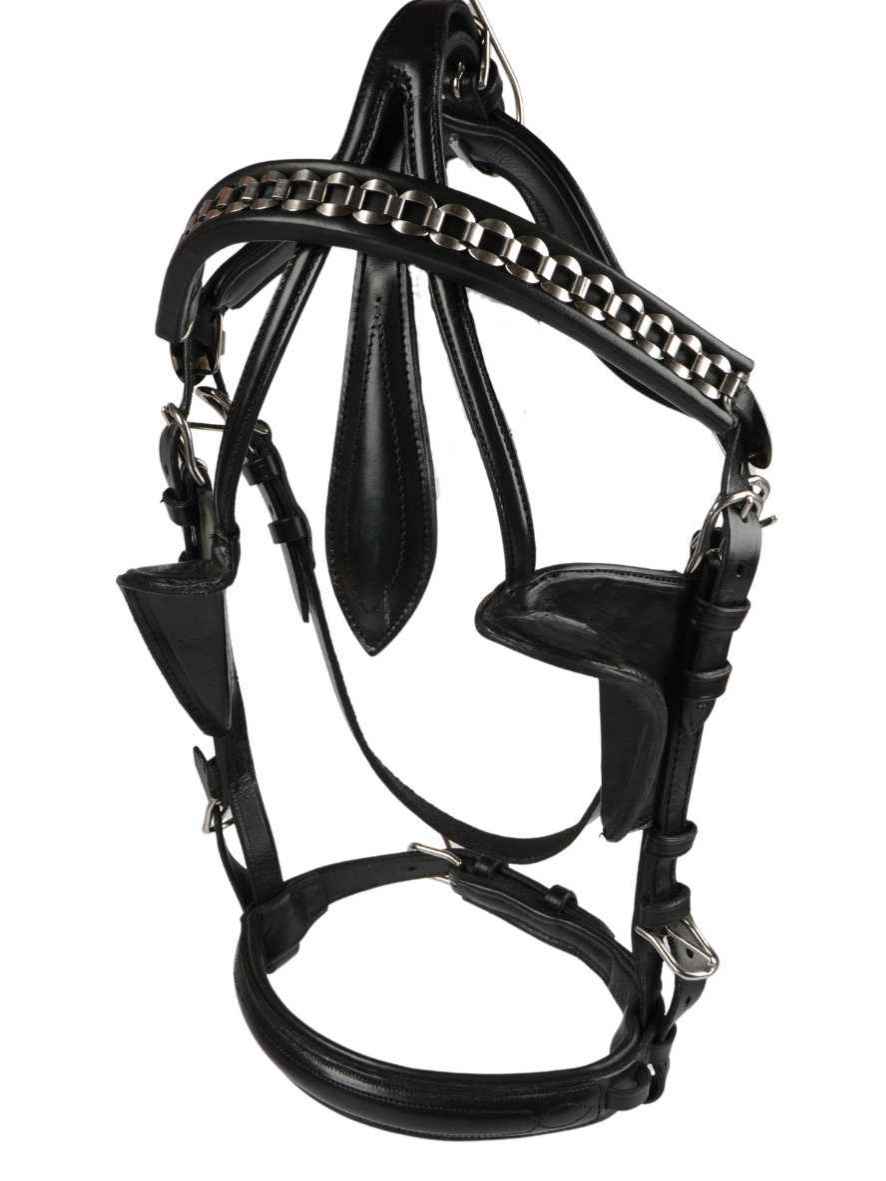 WEISSL Fahrzaum CLASSIC halbe Scheuklappen