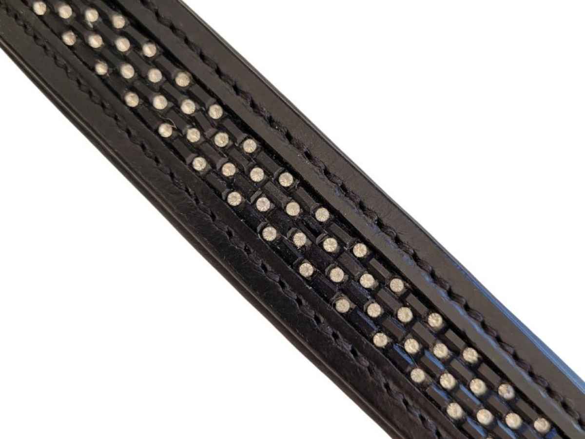 WEISSL Stirnriemen für Fahrzaum Glitzer