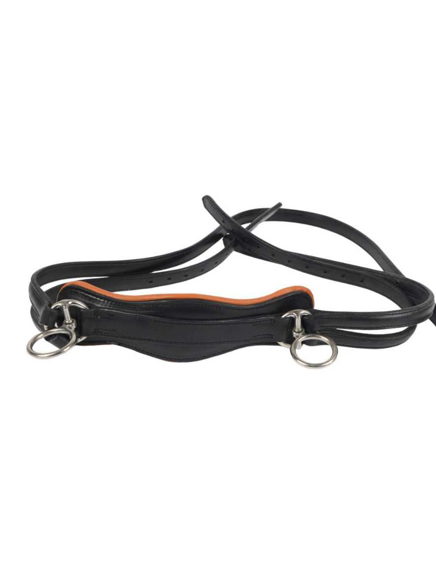 WEISSL Brustblattträger inkl. Halskoppelriemen Zweispänner links Classic