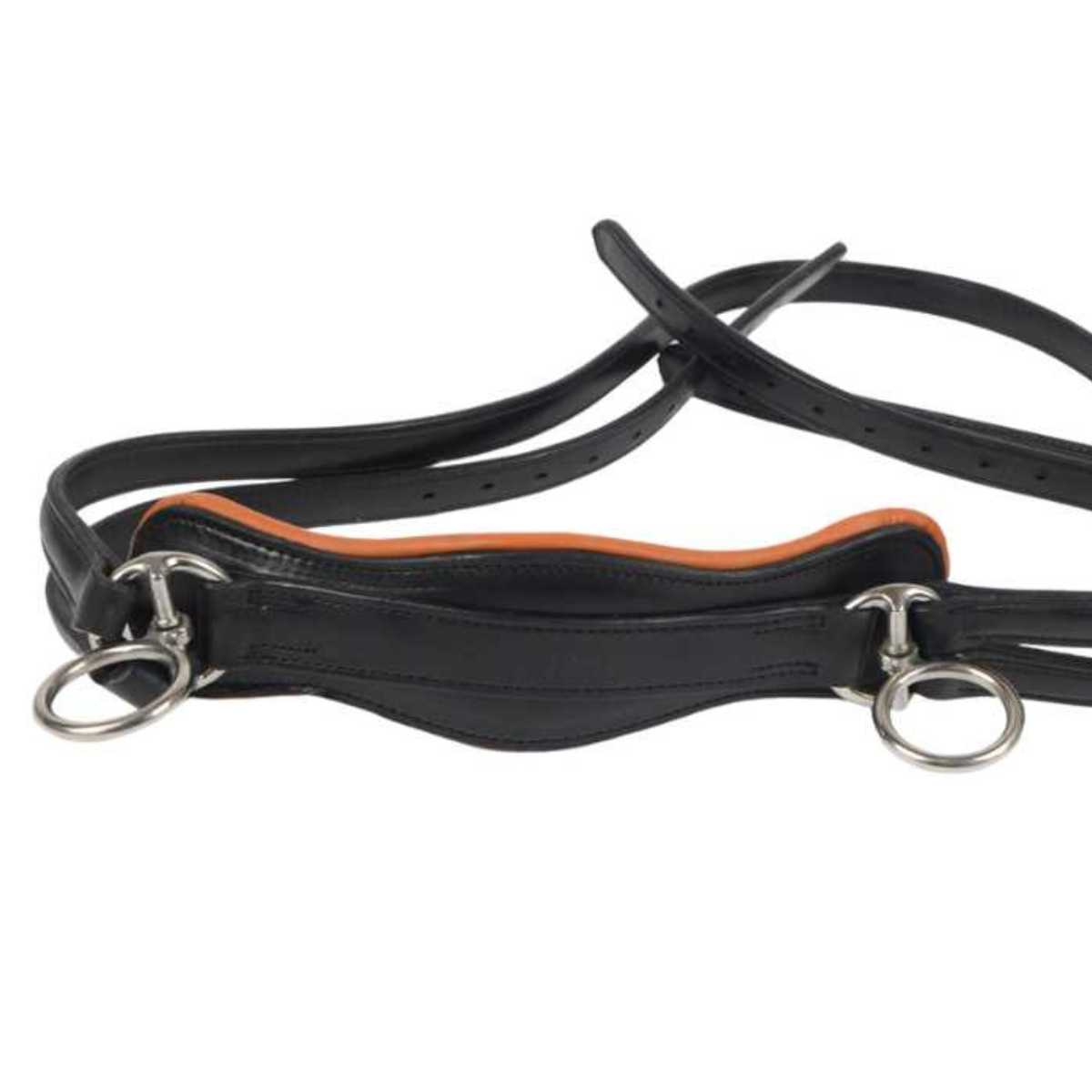 WEISSL Brustblattträger inkl. Halskoppelriemen Zweispänner links Classic