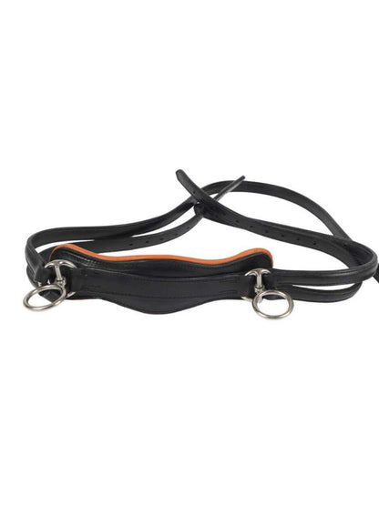 WEISSL Brustblattträger inkl. Halskoppelriemen Zweispänner rechts Classic, Einzelteil