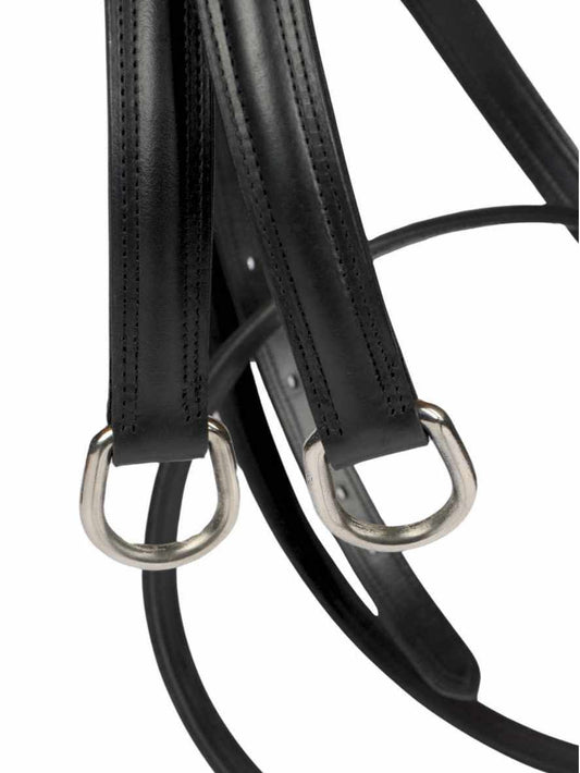 WEISSL Zugstränge mit D-Ring Leder Einspänner Classic