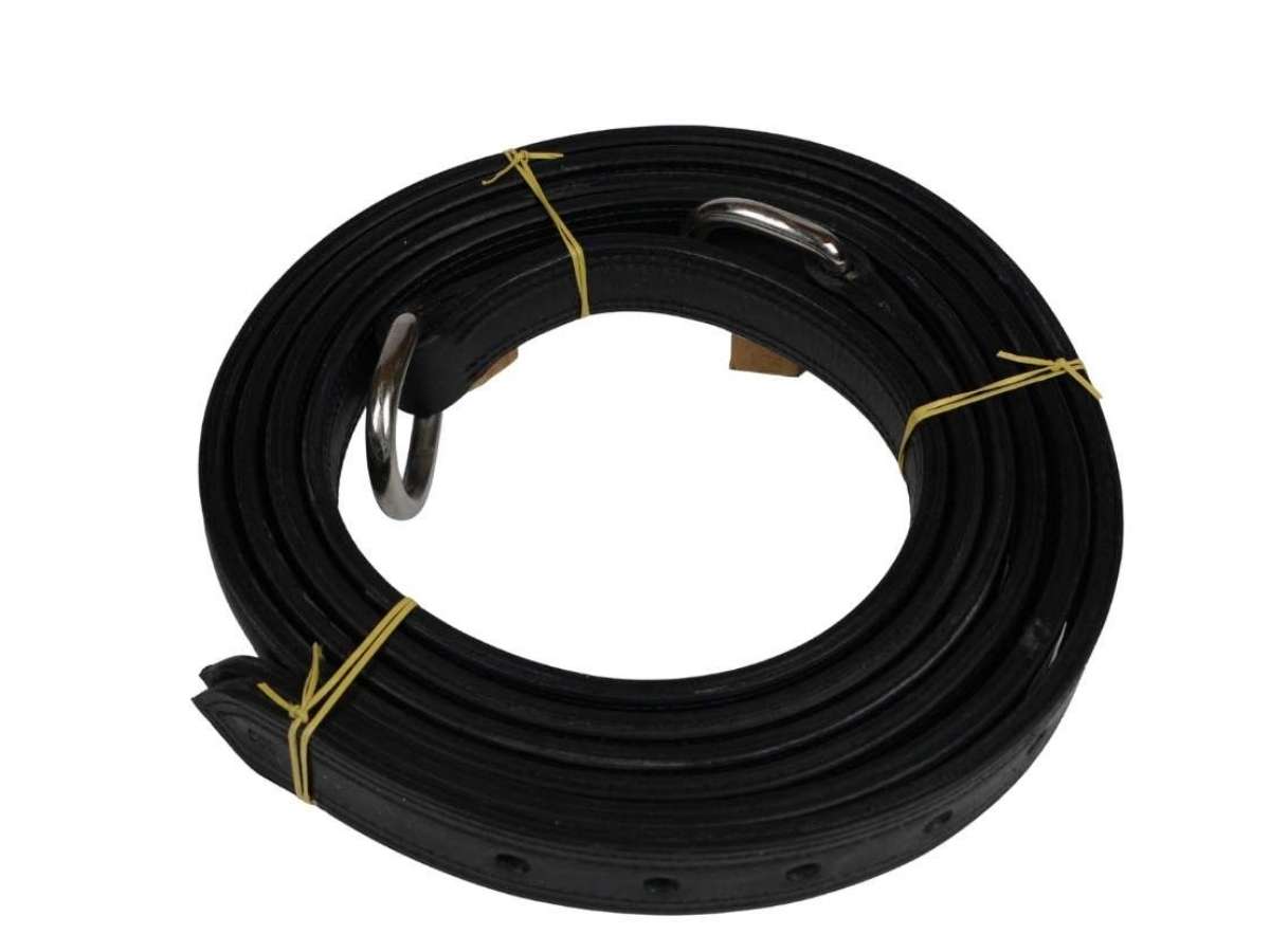 WEISSL Zugstränge mit D-Ring Leder Einspänner Classic