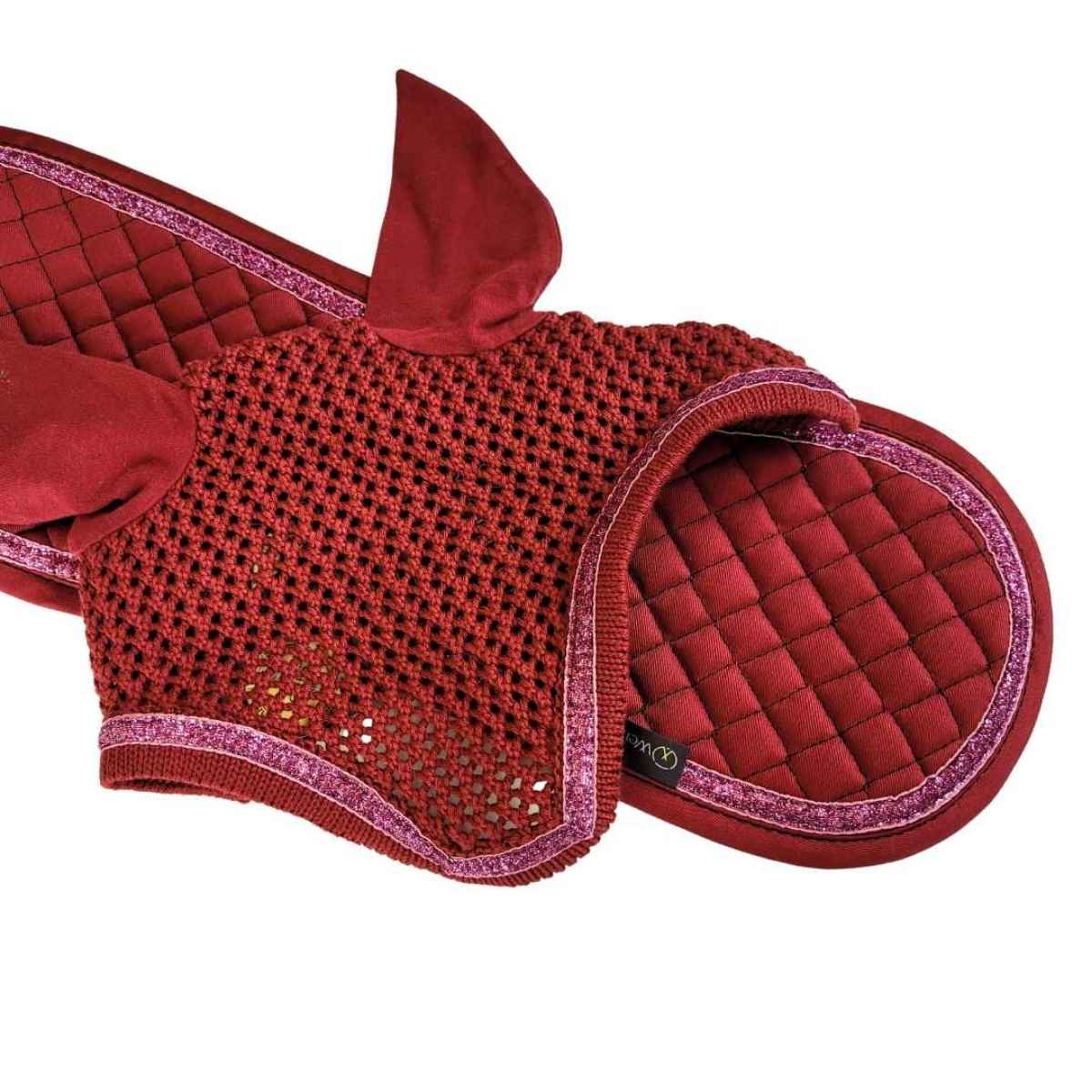 WEISSL Selettunterlage Longiergurtunterlage, rein Baumwolle, Glitzer