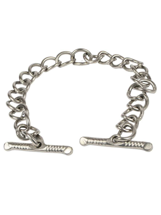 WEISSL Aufhalter Kette mit Knebel für Zweispänner Pferdegeschirr, Paar