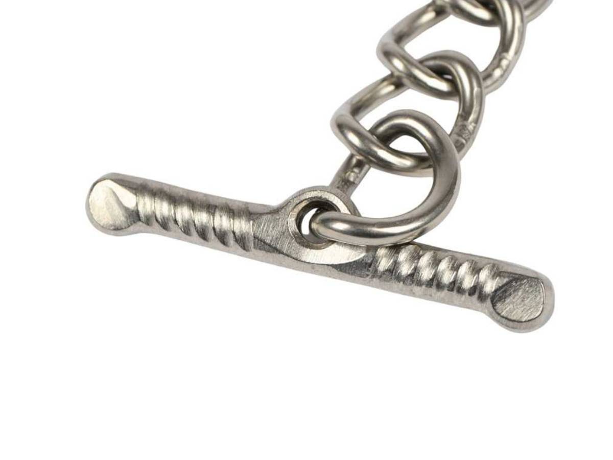 WEISSL Aufhalter Kette mit Knebel für Zweispänner Pferdegeschirr, Paar