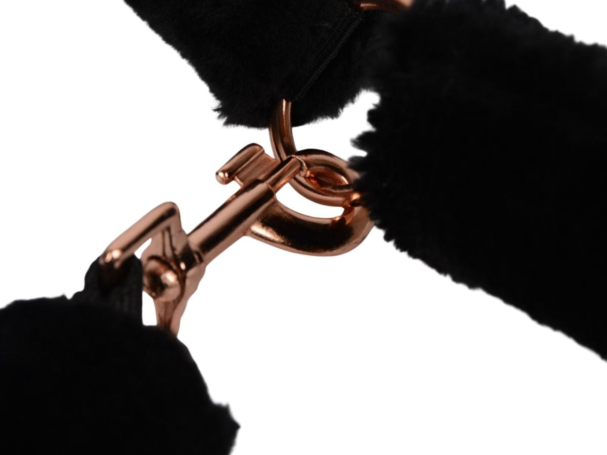 WEISSL Plüschhalfter schwarz