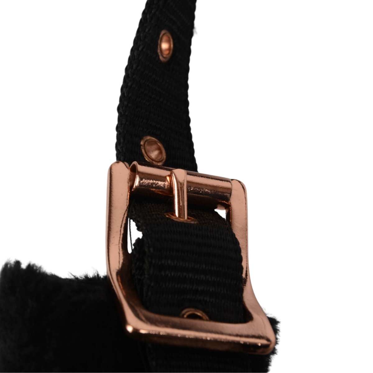 WEISSL Plüschhalfter schwarz