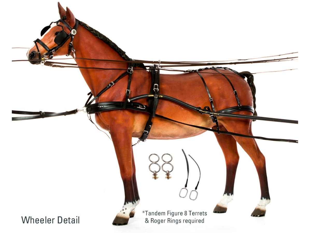ZILCO Pferdegeschirr Tandem CLASSIC
