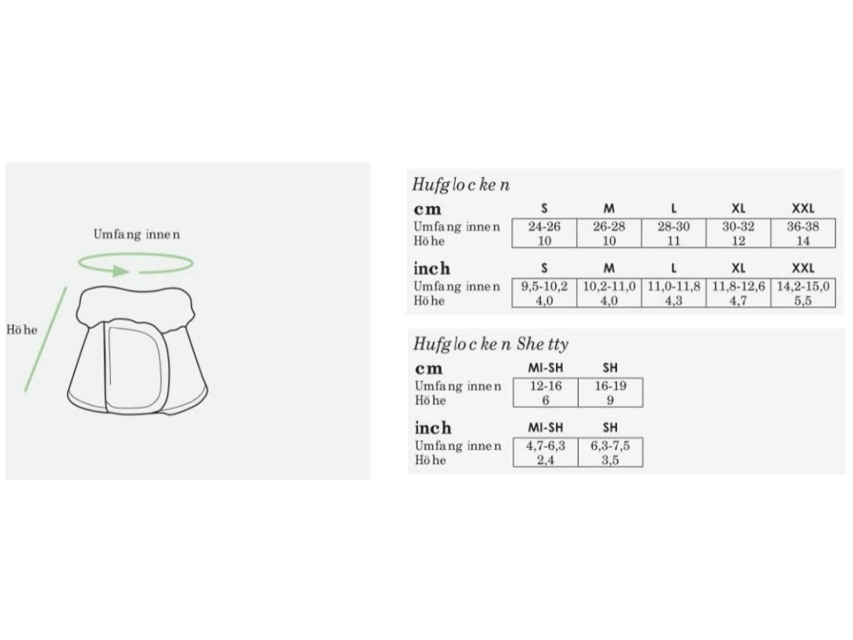EQuest Hufglocke SOFT mit Weblammfell