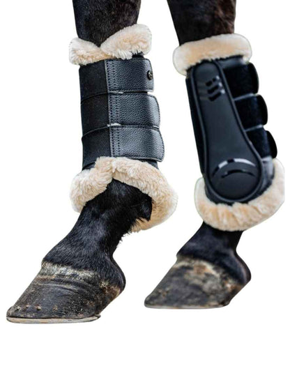 EQuest Gamasche Safety Soft mit Fell, 2er Set