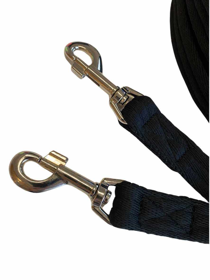 WEISSL Doppellonge SOFT schwarz, 16 Meter 