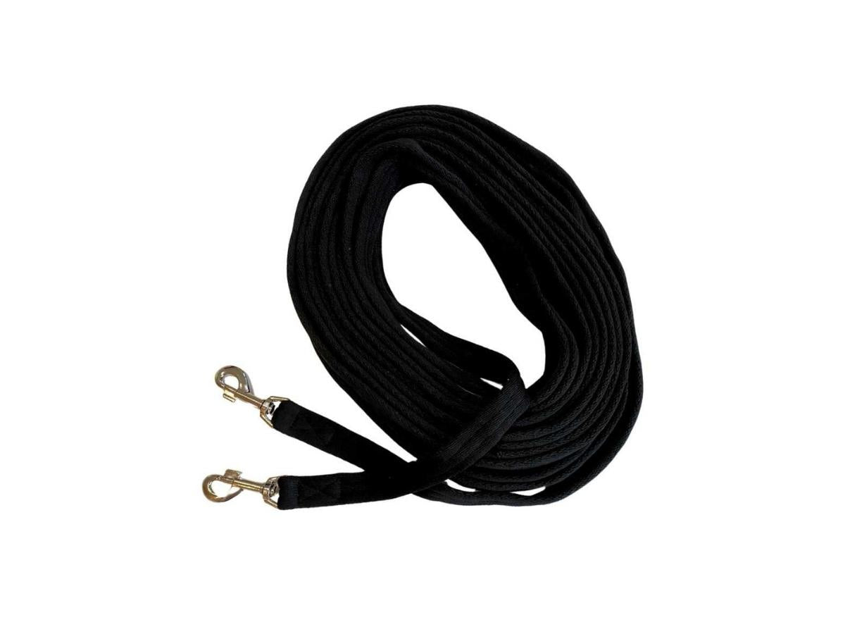 WEISSL Doppellonge SOFT schwarz, 16 Meter 