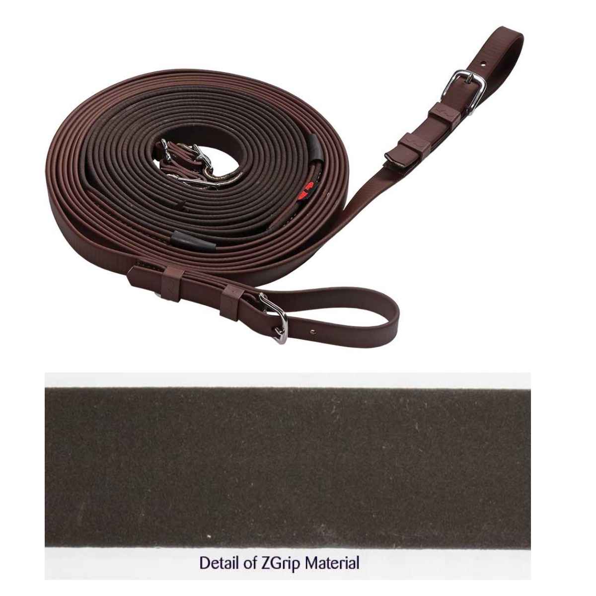 ZILCO Fahrleine Einspänner Z Grip ohne Stege, 22 mm