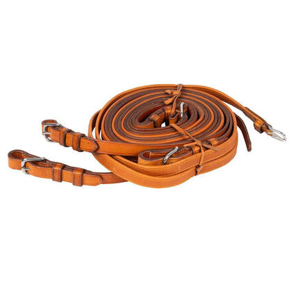 Arden Fahrleine Leder SUPER LUX Einspänner 19 mm mit Softlederhandstück 