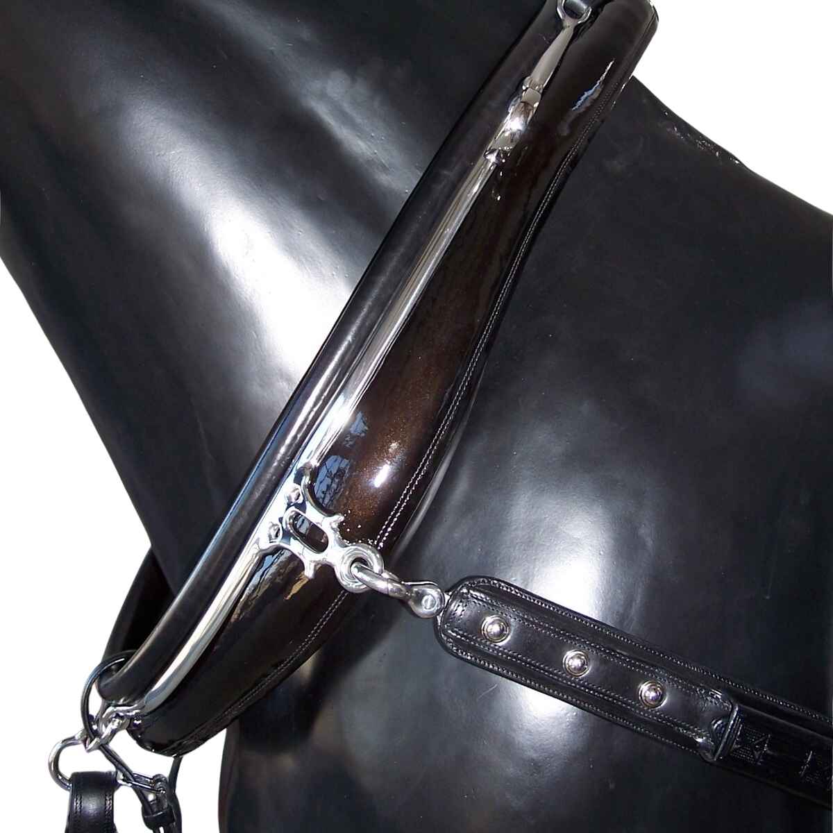 ARDEN Pferdegeschirr englisches Kummet Einspänner Leder SUPER LUX