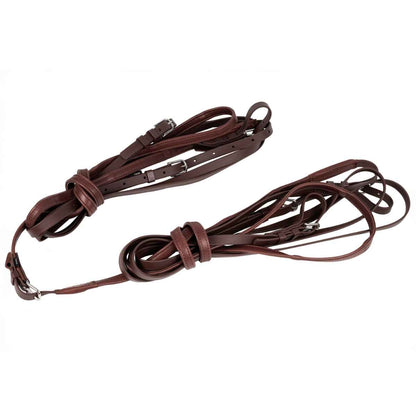 ARDEN Fahrleine Biothane Vierspänner Vorderleine mit Softleder Handstück