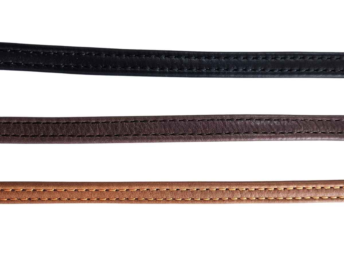 ARDEN Fahrleine Biothane Vierspänner Vorderleine mit Softleder Handstück