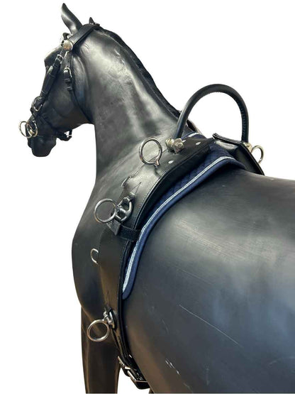 WEISSL Longiergurt Leder mit Bügel 