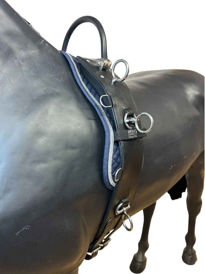 WEISSL Longiergurt Leder mit Bügel 