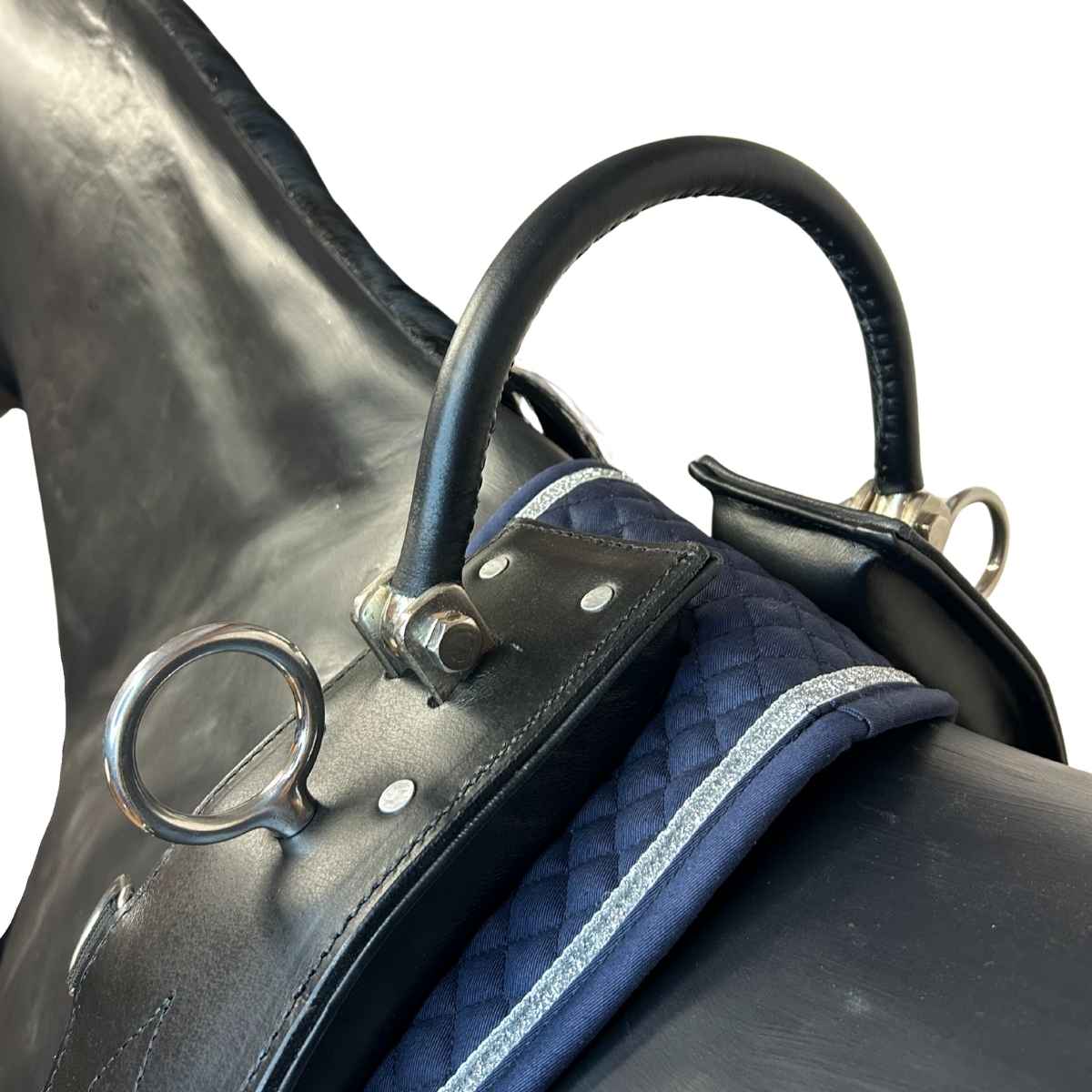 WEISSL Longiergurt Leder mit Bügel 