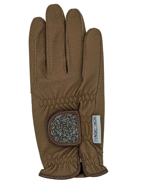 HAUKESCHMIDT Reithandschuh A TOUCH OF MAGIC TACK ohne Patches 