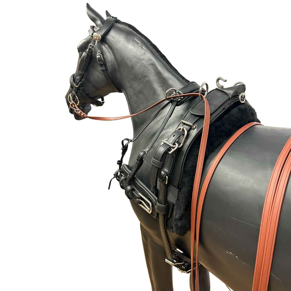 WEISSL Selettunterlage - Longiergurtunterlage echt Lammfell 