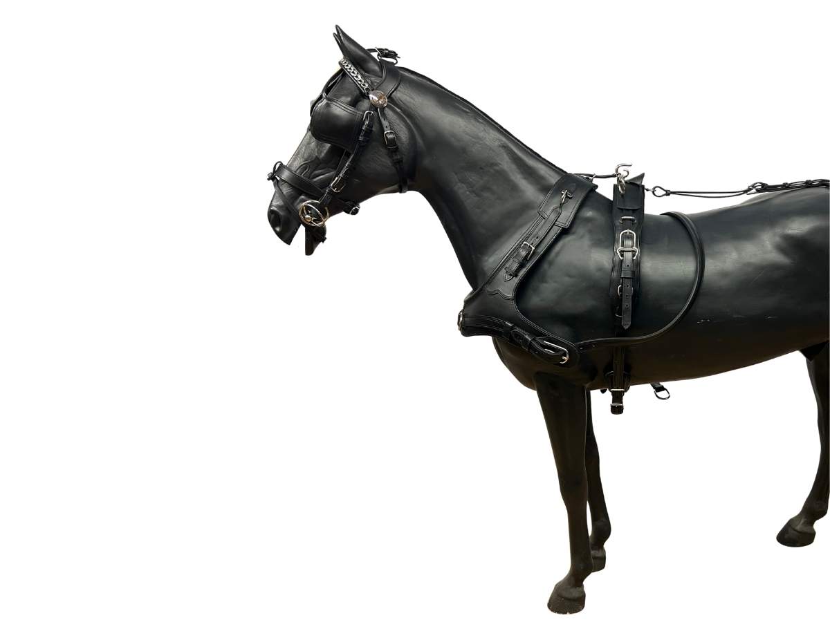 WEISSL Pferdegeschirr Marathon Kummet Einspänner COMBI SPORT