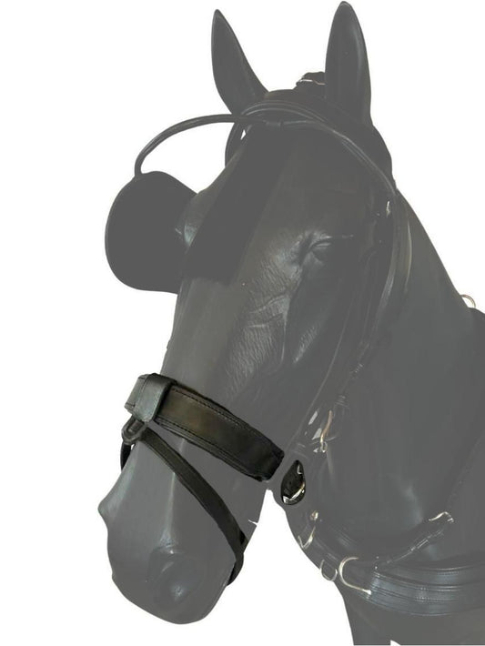 WEISSL Nasenriemen für Fahrzaum COMBI SPORT, schwarz, XXX FULL