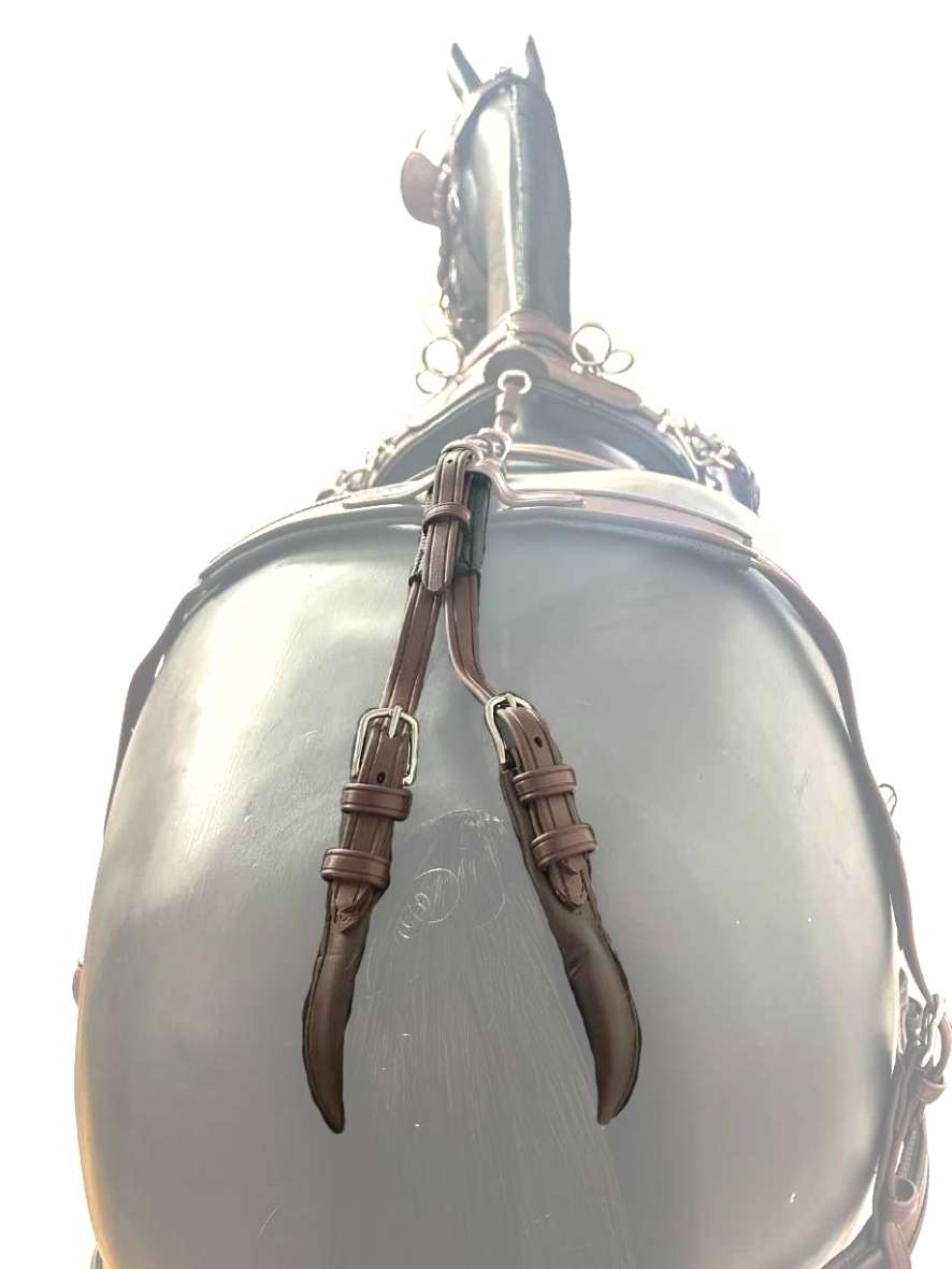 WEISSL Schweifriemen inkl. Schnallen TECH COMFORT (Einzelteil), braun, MINI MINI SHETTY 