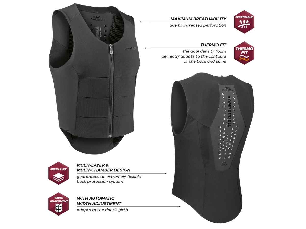 Komperdell Reitprotektor Ballistic Flex Fit Regular 22 