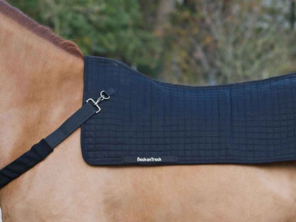 BACK ON TRACK Rückenwärmer Pferd Royal, schwarz, 80 cm x 105 cm 
